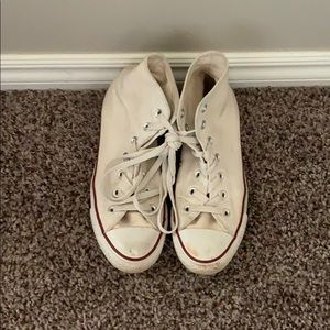 Converse White Hi-Tops